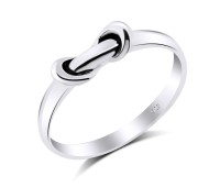 Knotty Silver Ring NSR-523